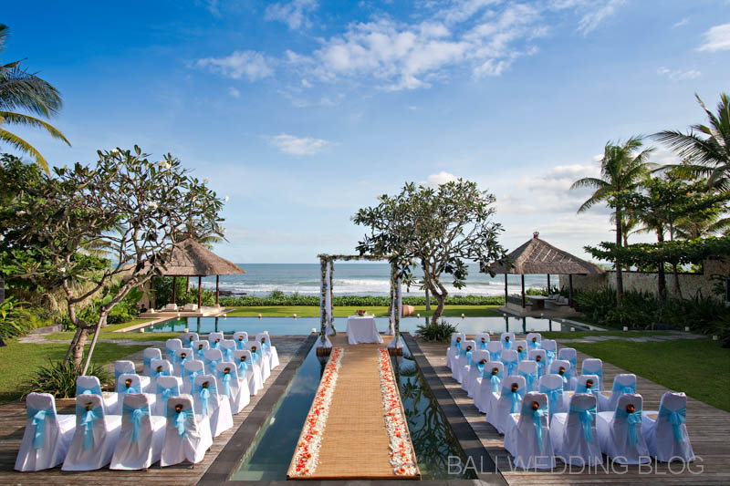 Bali beach villa wedding