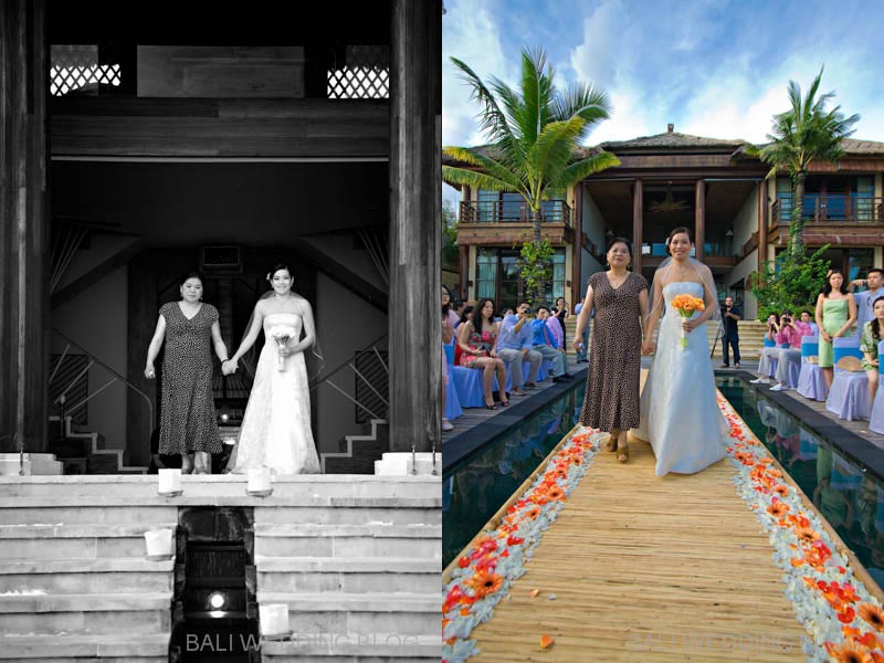 Getting married in a Bali beach villas