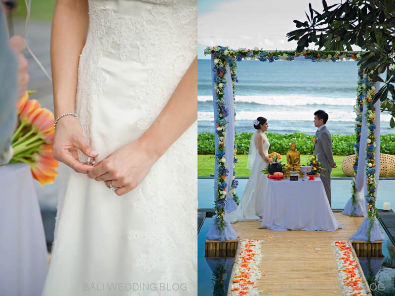 Getting married in a Bali beachfront villas