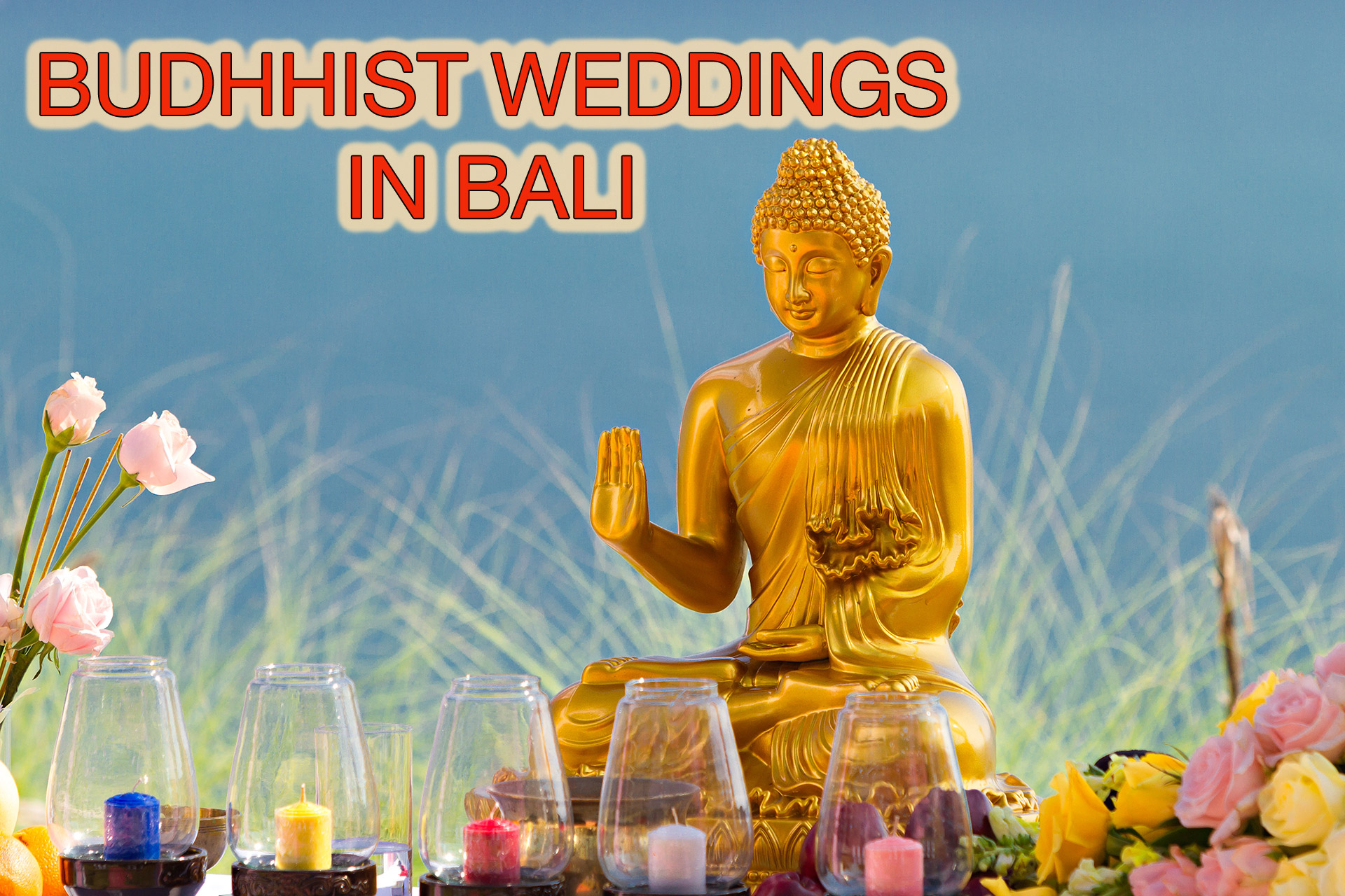 Buddhist wedding in Bali