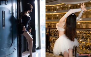 Ảnh gái xinh che mặt